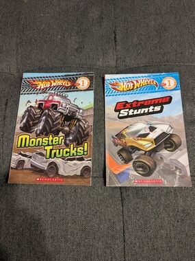 Scholastic Hot Wheels Monster Trucks & Extreme Stunts Books (Level 1 Readers)